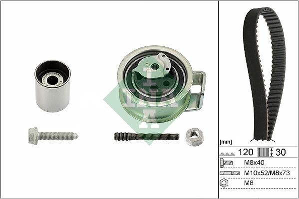 INA Timing Belt Kit 530017610 - image 2