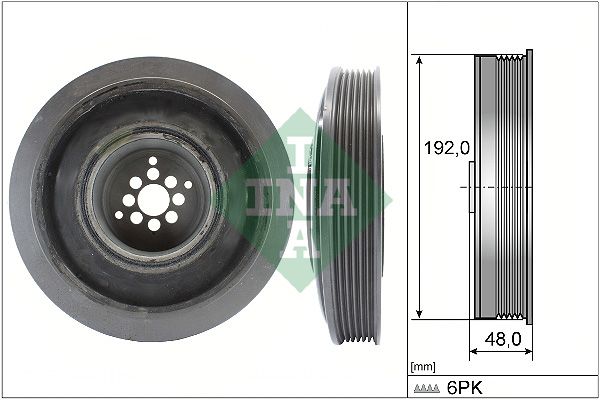 INA Crankshaft Pulley (tvd) 544010210 - image 2