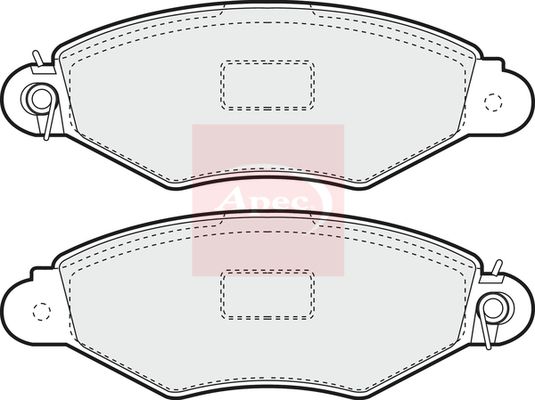 Apec Brake Pads Set PAD976 - image 2