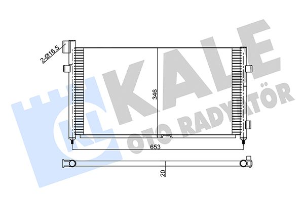 NRF Air Conditioning Condenser 350405 - image 2