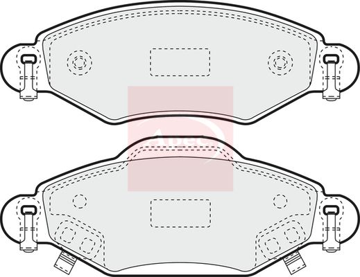 Apec Brake Pads Set PAD1315 - image 2