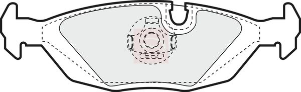 Apec Brake Pads Set PAD404 - image 2