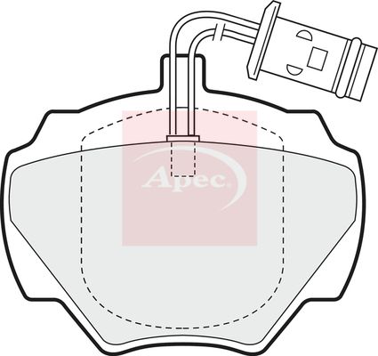Apec Brake Pads Set PAD582 - image 2