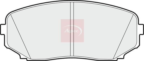 Apec Brake Pads Set PAD1607 - image 2