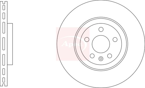 Apec Brake Disc DSK3442 - image 2