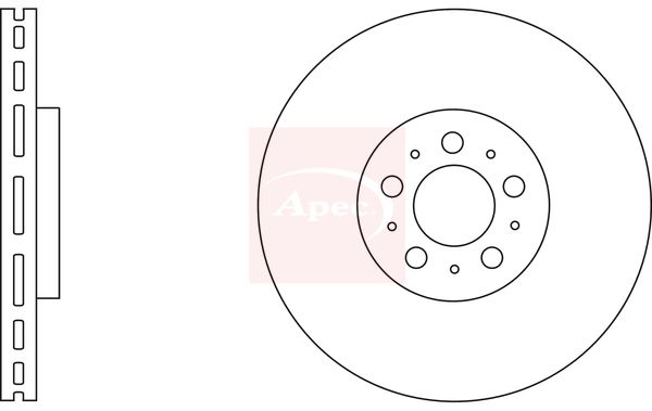 Apec Brake Disc DSK2736 - image 2