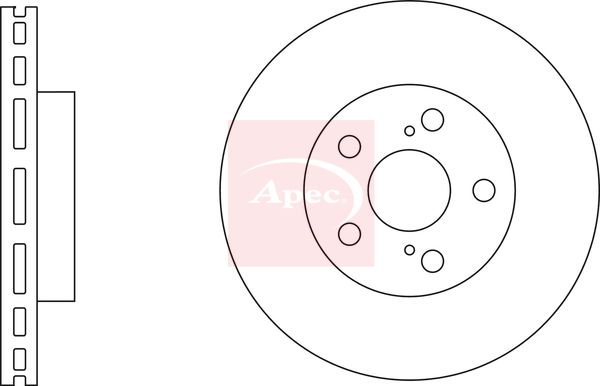 Apec Brake Disc DSK2837 - image 2