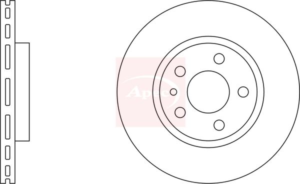 Apec Brake Disc DSK666 - image 2