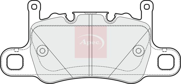 Apec Brake Pads Set PAD2022 - image 2