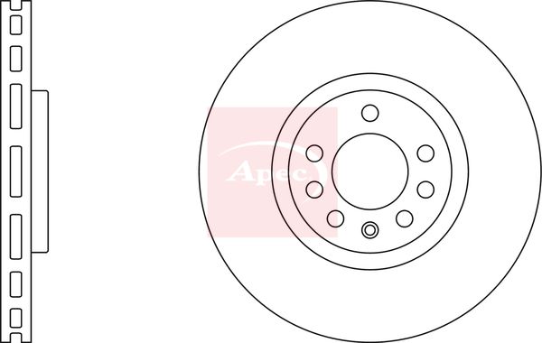 Apec Brake Disc DSK2507 - image 2