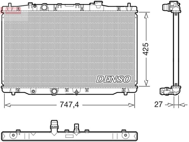 Denso Radiator DRM40054 - image 2