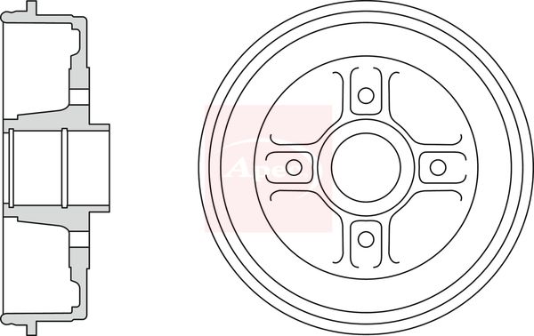 Apec Brake Drum DRM9984 - image 2