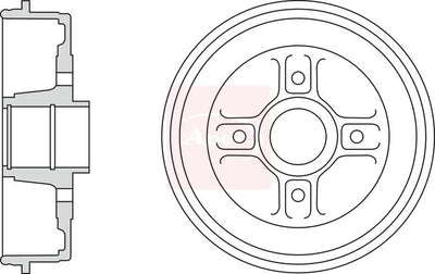 Apec Brake Drum DRM9984
