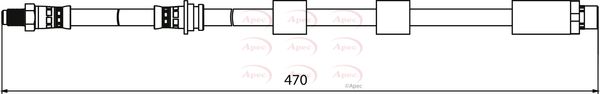 Apec Brake Hose HOS3903 - image 2