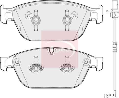 Apec Brake Pads Set PAD1785 - image 2