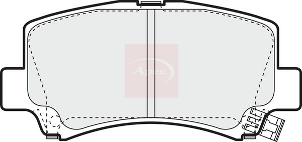 Apec Brake Pads Set PAD1093 - image 2