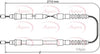 Apec Handbrake Cable CAB1106 thumbnail