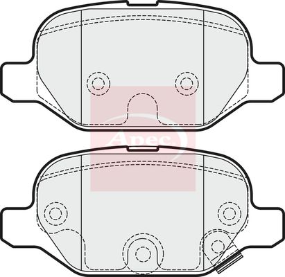 Apec Brake Pads Set PAD1906 - image 2
