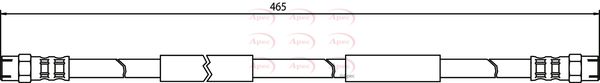 Apec Brake Hose HOS3407 - image 2