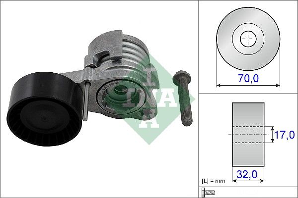 INA Drive Belt Tensioner Pulley 534043210 - image 2