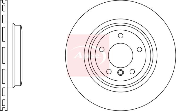 Apec Brake Disc DSK2407 - image 2