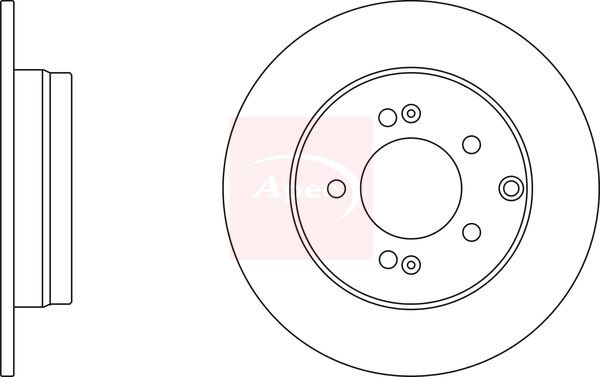 Apec Brake Disc DSK2439 - image 2