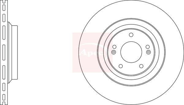 Apec Brake Disc DSK3473 - image 2