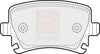Apec Brake Pads Set PAD1324B thumbnail