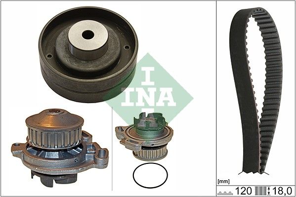INA Timing Belt Kit & Water Pump 530015130 - image 2