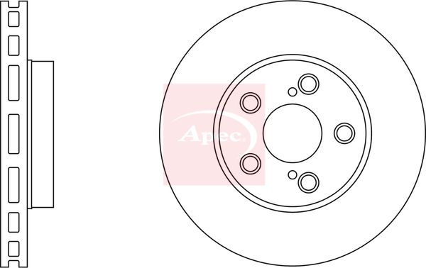 Apec Brake Disc DSK2334 - image 2