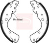 Apec Brake Shoes Set SHU630 thumbnail