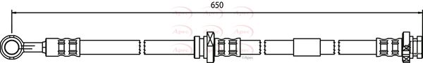 Apec Brake Hose HOS3714 - image 2