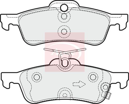 Apec Brake Pads Set PAD1966 - image 2