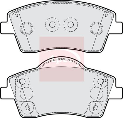 Apec Brake Pads Set PAD2301 - image 2