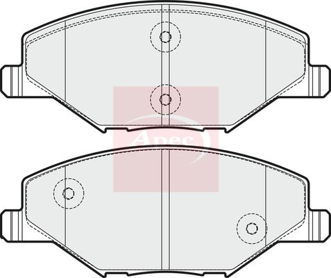 Apec Brake Pads Set PAD1958 - image 2