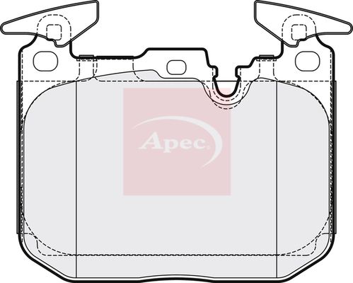Apec Brake Pads Set PAD2170 - image 2