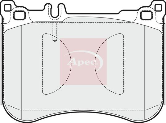 Apec Brake Pads Set PAD1927 - image 2