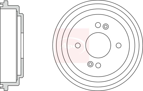 Apec Brake Drum DRM9948 - image 2