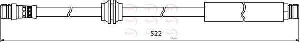 Apec Brake Hose HOS3940 - image 2