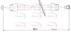 Apec Handbrake Cable CAB1088 thumbnail