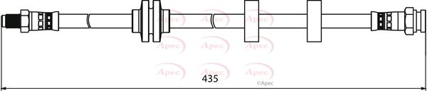 Apec Brake Hose HOS3973 - image 2
