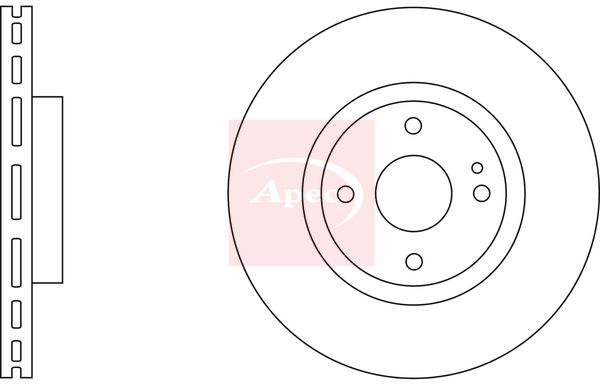 Apec Brake Disc DSK2578 - image 2