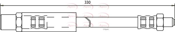 Apec Brake Hose HOS3111 - image 2