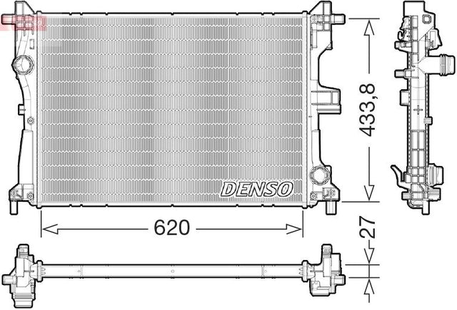 Denso Radiator DRM09179 - image 2