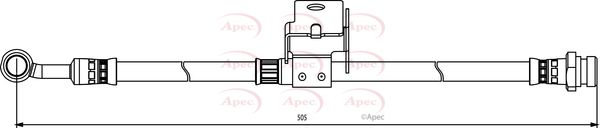 Apec Brake Hose HOS3857 - image 2