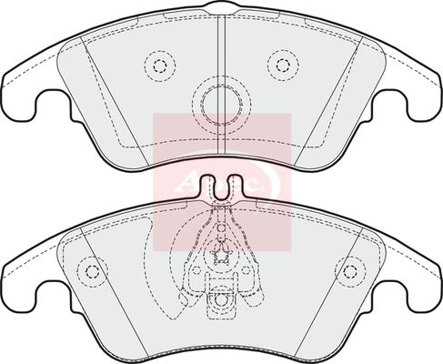 Apec Brake Pads Set PAD1620 - image 2