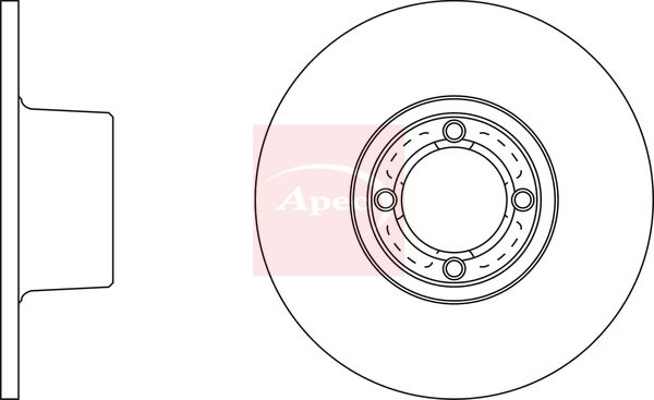 Apec Brake Disc DSK239 - image 2