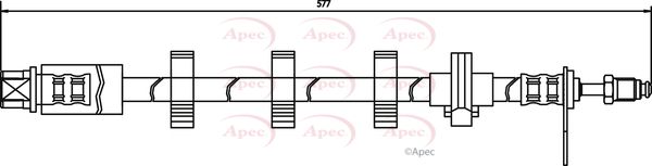Apec Brake Hose HOS3276 - image 2