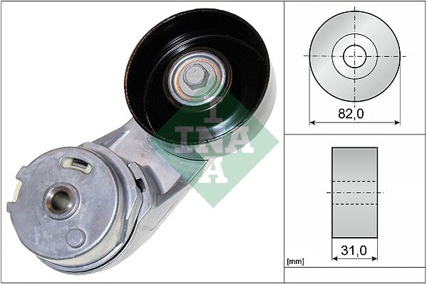 INA Drive Belt Tensioner Pulley 534037210 - image 2
