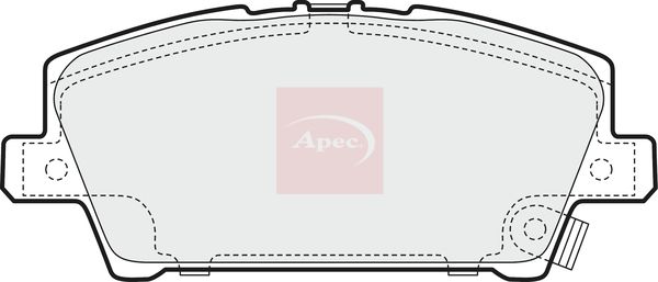 Apec Brake Pads Set PAD1538 - image 2